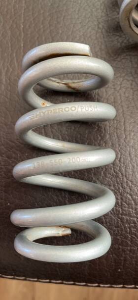138-550-200 Push Industries 200series 550lb/in Hypercoil