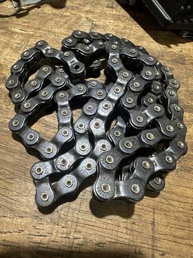 Pyc-p121 Pyc P121 Half Link Chain 1/2 X 1/8 Single Bmx