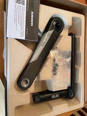Quarq 710845860539 Dub Dzero Crank Arm Assembly - 172.5mm 8-bolt Direct Mount Spindle