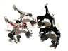 R359 Tektro Dual Pivot Caliper Brake Set Nutted Black Or Silver