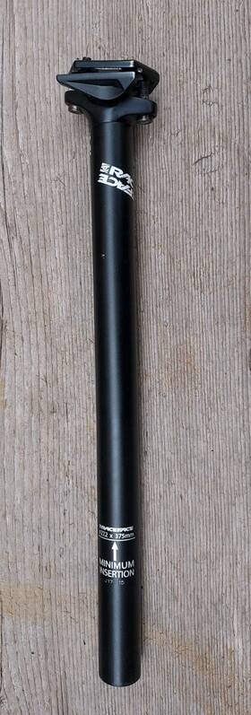 560295-01 Race Face Ride Xc Seatpost Black - 27.2 X 375mm Vgc