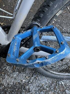 91-9297k Race Face Aether 2 Pedals Blue Aluminum 9/16 Mtb Mountain Bike Platform
