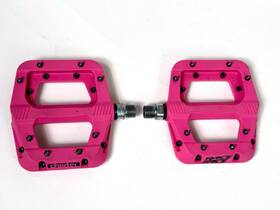 Pd20chemag Race Face Chester Mountain Bike Flat/platform Pedals 9/16 Inch Magenta Bicycle Bmx