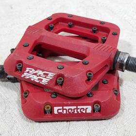 Pd20chered Race Face Chester Bicycle Pedals Red Platform Racing Composite 9/16 Light Weight