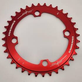 Rnw104x36red Raceface Narrow Wide 36t 104mm Bcd Red Bicycle Chainring No Packaging