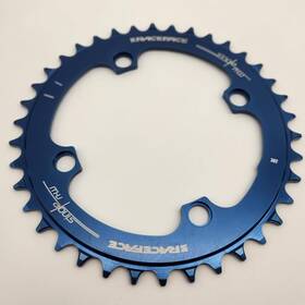 Rnw104x38blu Raceface Narrow-wide 104mm Bcd 38t Blue Bicycle Chainring Open Packaging