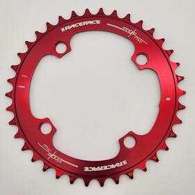 Rnw104x38red Raceface Narrow Wide 104mm Bcd 38-tooth Bicycle Chainring Red No Packaging
