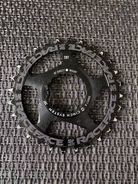 Rnwdm28stblk Raceface Race Face Narrow Wide Chainring Direct Mount Cinch 28t Black Aluminum