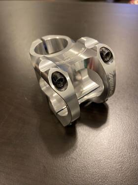 St17turr3532x0slvr Raceface Turbine R 35 Stem 32mm Clamp 35mm /-0 Deg 1 1/8 In Silver Aluminum Mtb