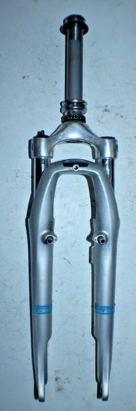 4110 Raleigh Nex Mtb Suspension Fork 27.5 11/8 Inch Threaded 195mm Disc Usa Shipper