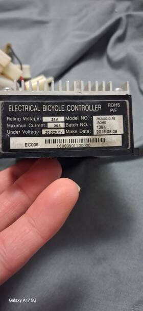 Zk2430-d-fs Razor Inch Usa Llc. Electrical Bicycle Controller Includes Charging Port