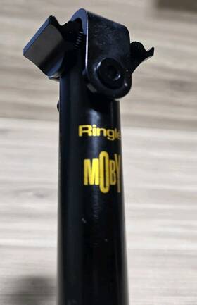 Ea70-t6 Ringle 1995 Moby Seatpost 27.2 X 360 Black Vintage Yeti Klein Easton