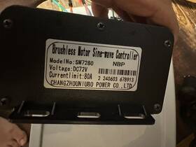 48-72v Risunmotor Ebike Sabvoton Controller 80a Sine Wave 4000w Max Nb Power Surron Talaria