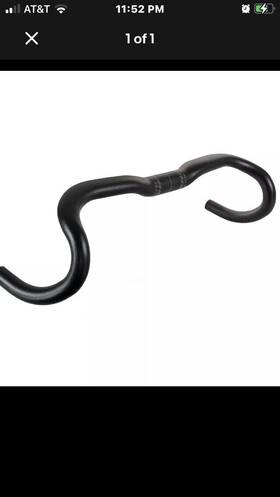 30335317072 Ritchey Comp Ergomax Bar 31.8 42cm Matte Black 12 Degree Flare