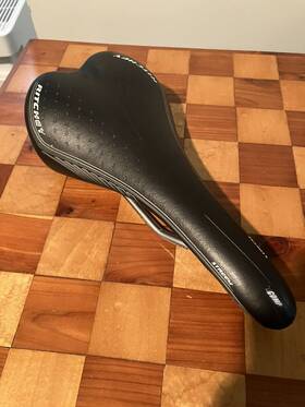 40030817015 Ritchey Comp Streem Saddle - Steel Rails Black 132mm Wide