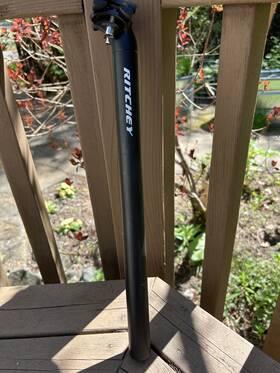 41025317005 Ritchey Rl-1 2-bolt Seatpost - 27.2mm 400mm Black
