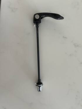 R-308640 Rl Rear Bicycle Quick Release Skewer Black Silver Aluminum Steel