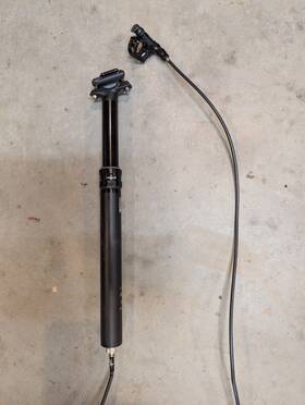 11t65165524 Rockshox Reverb Stealth Dropper Seatpost - 30.9mm 125mm Black Plunger Remote