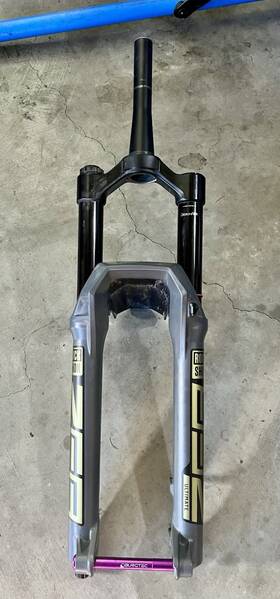 5269705 Rockshox Zeb Ultimate Fork 29 Inch 160mm 44 Offset Charger 3 Buttercups Grey