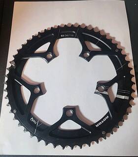 C01-502-09010-0 Rotor Noq Road Chainring 52t Bcd110x5 Outer-black