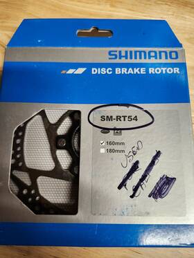 Sm-rt45 Rotor Shimano 160mm Center-lock Brake