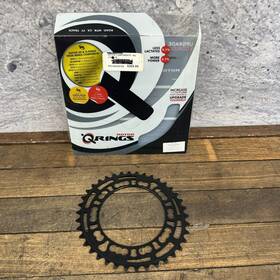 Sq-110 Rotor Sq-110/38 Q-rings 38t Chainring 110 Bcd 5-arm Black Aluminum Road Mtb Oval Spain