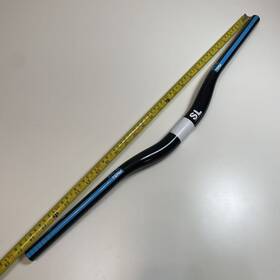 B-10-9-18 Rxl Sl Carbon Mtb Handlebar 31.8 Mountain Bike Bicycle Riser Bar Blue 3k Glossy 680mm