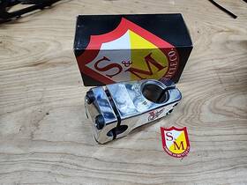 04-shrdnck-blk S&m Bikes 1 1/8 Inch Threadless Shredneck Bmx Stem Black