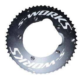 271701015k S-works 46 Tooth 130mm Bcd Aluminum 5-arm Road Bike Chainring Set Black