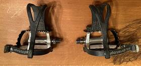 Mtp-122 Sakae Ringyo Vintage Mountain Bike Pedals With Christophe Clips And Straps