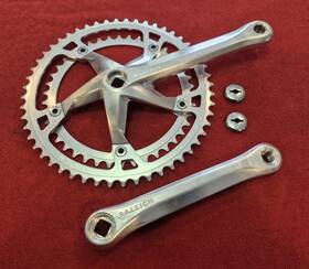Crc-101 Sakae/ringyo Sr Vintage Inch Raleigh Branded Road Double Crank Set 170 Mm