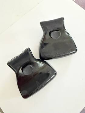 8510.08 Saladmaster Replacement Handles For Cookware Detachable Side Black Pair Of 2 Use