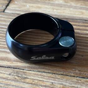 Salsa 657993172148 Lip-lock 35mm Black Seatpost Collar Old Logo Vintage Mountain Bike Bicycle