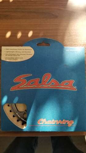 Cr0418 Salsa New Chainring 32t 94 Bcd 5 Bolt Black Alloy