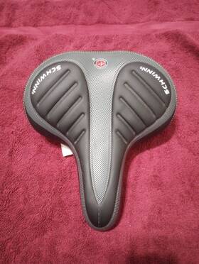 71587 Schwinn Bicycle Extra Air Cushion Pad Saddle Seat Comfort Wide 8.5 X 10