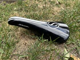 9816 Schwinn Vintage Stinger Seat S Black White Stripe Bmx Homegrown Viscount