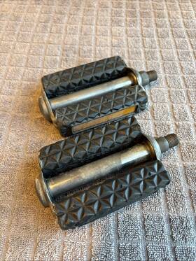 Cec-300 Schwinn Vintage 1972 Approved Cecor Waffle Block Reflector Pedals