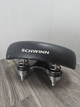Svt-1 Schwinn Vintage Viscount Bike Seat Black Spring