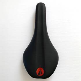 Sdg 812367015234 Duster Mtb Saddle Black And Red Steel Rails