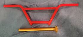 330028 Se Racing Bikes Oakland 4pc Cruiser Handlebar Black 7 Inch Rise