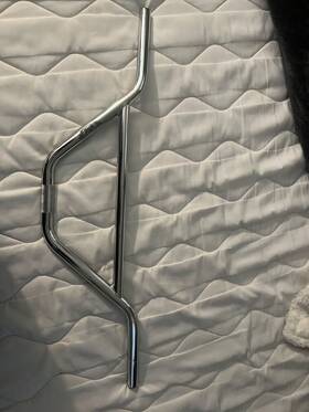 34739 Se Racing Bikes Big Honkinft Cruiser Bar Chrome Handlebar Width 29 Inch Rise 6.75
