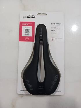 017p620ihc004 Selle Italia Flite Boost Tm Superflow Manganese Rail Saddle S3 135x248mm Black