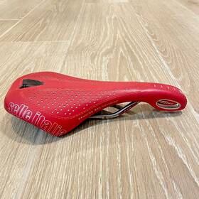 024h901ikc002 Selle Italia Max Flite Genuine Gel - Red Titanium Rails Vintage Carbon