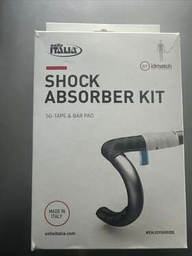 Selle Italia 030282499379 Shock Absorber Kit With Bar Tape Black