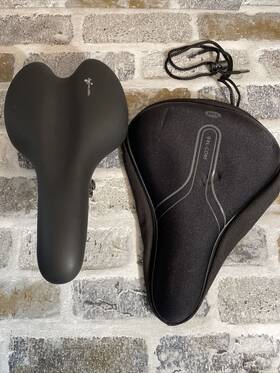 S1900410 Selle Royal Lata Royalgel Athletic Unisex Black Bike/cycling Saddle And Gel Cover