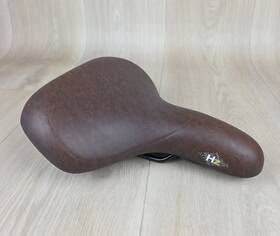 A072 Selle Royale Royal Hz Bike Seat Gel Padding Bicycle Brown Made In Italy