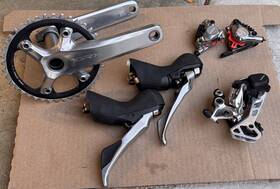 Rx810 Shimano 022255141680 Grx Limited Groupset Polished Silver In Very Good Condition
