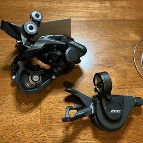 21877 Shimano Zee M640 Shadow 10 Spd Mtb Rear Derailleur And Shifter