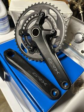 Fc-rx600 Shimano 4550170448202 Grx 175 Crankset 2x10 Speed 46-30t Or 2x11
