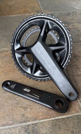 Precision3 Shimano/4iiii Ultegra Fc-r8100 12s Crankset With 4iii Power Meter - 170 Mm 52/36t